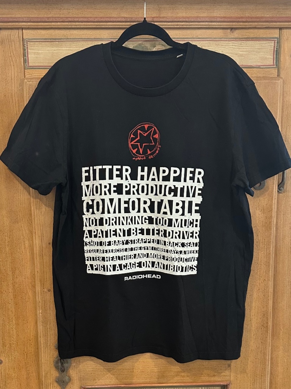 Men's Stanley Stella RADIOHEAD Band T-Shirt - Size XL